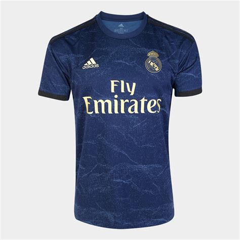 camisa real madrid azul marinho